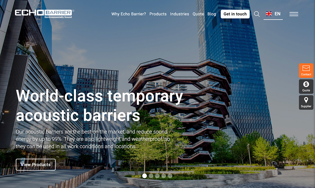 Echo Barrier Home Page